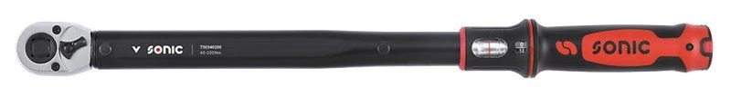 Sonic 730340200 Momentsleutel Met Doordrukvierkant In Koffer - 1/2' - 40-200Nm