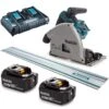 Makita DSP600PT2J1 36V (2x 18V) Li-Ion Accu Invalzaag Set (2x 5,0Ah Accu) In Mbox Incl. Geleiderail - 165 X 20 Mm - Koolborstelloos -Kwaliteit Gereedschapswinkel 54ef6403a018b223ae4bd018f87ba082