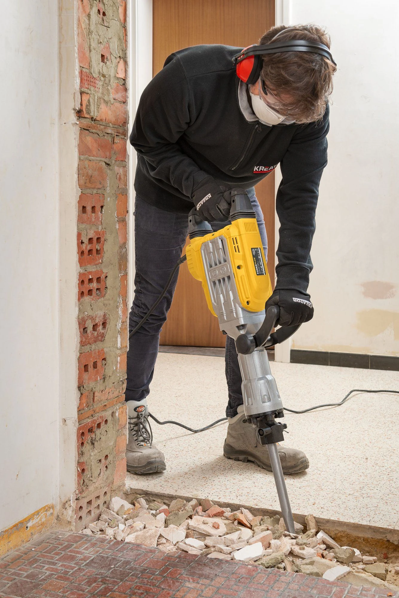 Powerplus POWX11861 HEX Breekhamer In Koffer 1700W - 60J 11 Powerplus POWX11861 HEX Breekhamer In Koffer 1700W - 60J - Afbeelding 9