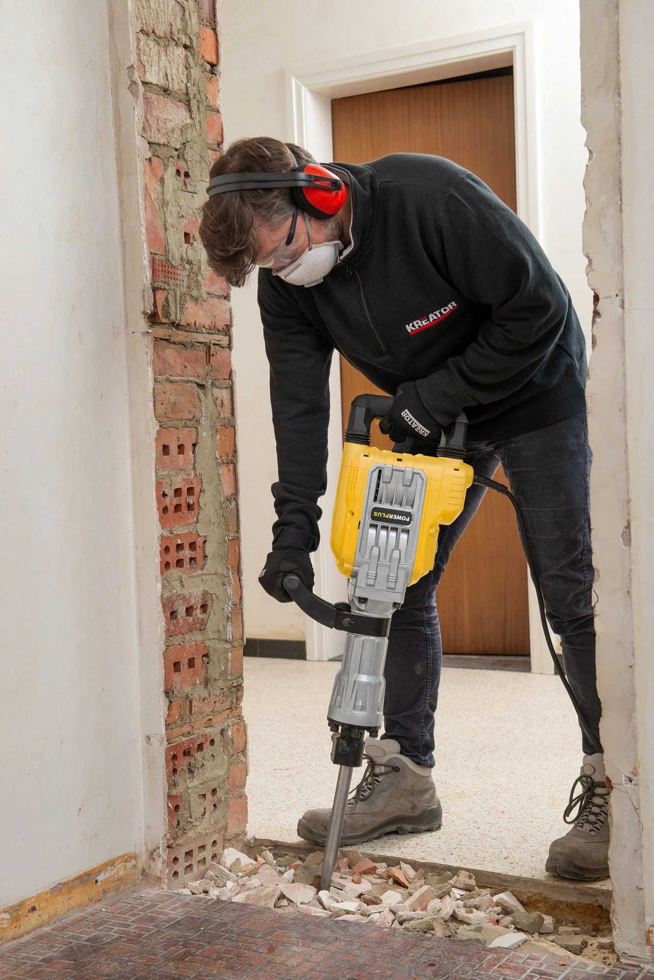 Powerplus POWX11861 HEX Breekhamer In Koffer 1700W - 60J 10 Powerplus POWX11861 HEX Breekhamer In Koffer 1700W - 60J - Afbeelding 8