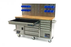 HBM Werkbank 158 Cm 10 Laden Met Deur En Achterwand, RVS -Kwaliteit Gereedschapswinkel hbm 010 130.jpg 1200x600 41bcaebc88