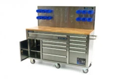 HBM Werkbank 158 Cm 10 Laden Met Deur En Achterwand, RVS -Kwaliteit Gereedschapswinkel hbm 011 124.jpg 1200x600 7aa23ebc88