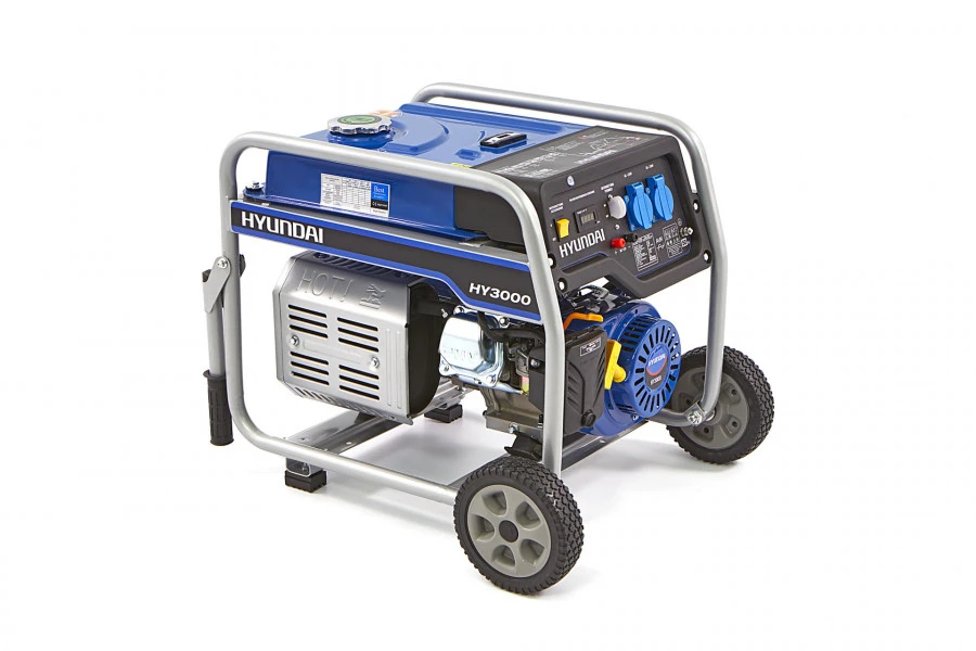 Hyundai 55021FHKD 2600 Watt Generator, Aggregaat Met 200 Cc OHV-Benzinemotor, 230V 4 Hyundai 55021FHKD 2600 Watt Generator, Aggregaat Met 200 Cc OHV-Benzinemotor, 230V - Afbeelding 2