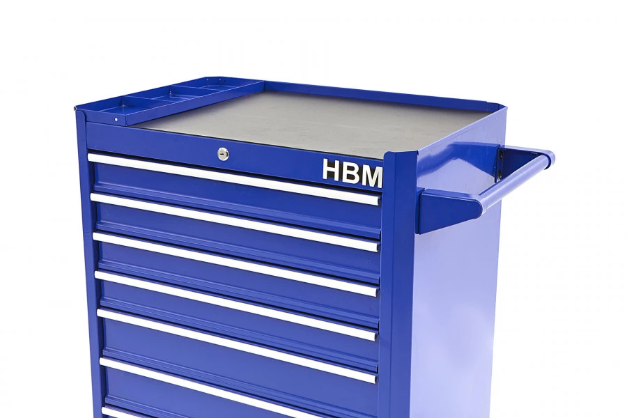HBM Gereedschapswagen 7 Laden 66 Cm, Blauw 5 HBM Gereedschapswagen 7 Laden 66 Cm, Blauw - Afbeelding 3