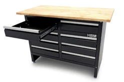 HBM 120 Cm Werkbank Met 8 Laden En Massief Houten Werkblad -Kwaliteit Gereedschapswinkel hbm 2043 16.jpg 1200x600 19e4eebc88