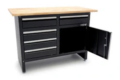 HBM 120 Cm Werkbank Met 5 Laden 1 Deur En Massief Houten Werkblad 14 HBM 120 Cm Werkbank Met 5 Laden 1 Deur En Massief Houten Werkblad -Kwaliteit Gereedschapswinkel hbm 2050 9.jpg 1200x600 6d7f5ebc88
