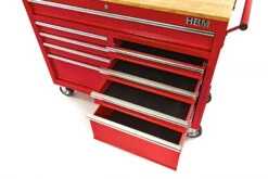 HBM Gereedschapswagen Met Houten Werkblad 117 Cm, Rood -Kwaliteit Gereedschapswinkel hbm 264 24.jpg 1200x600 15784ebc88