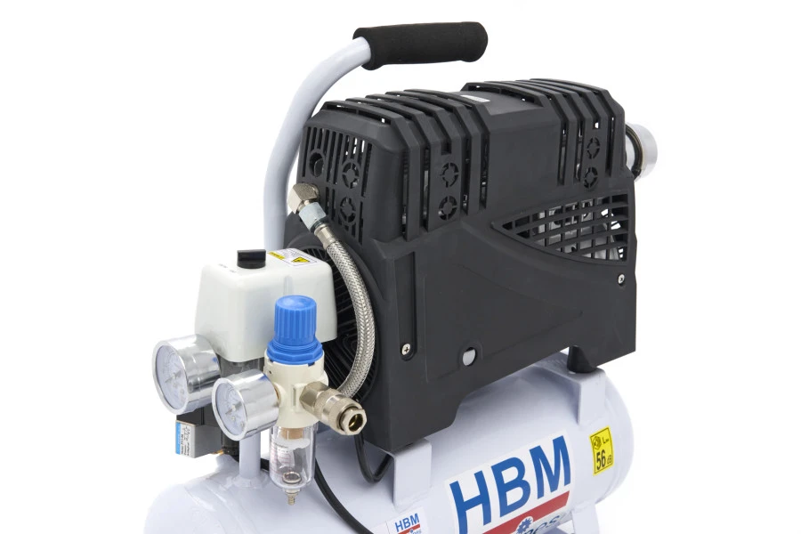 HBM 9 Liter Professionele Low Noise Compressor 8 HBM 9 Liter Professionele Low Noise Compressor - Afbeelding 6